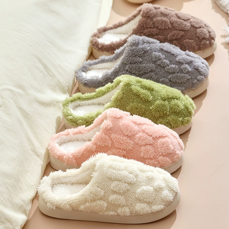 Зимние хлопчатобумажные тапочки