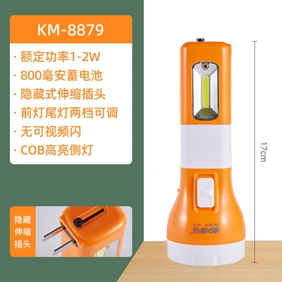 UV fənərlər Plastic Small Flashlight Outdoor - kangming-flashlight-8879-random-color