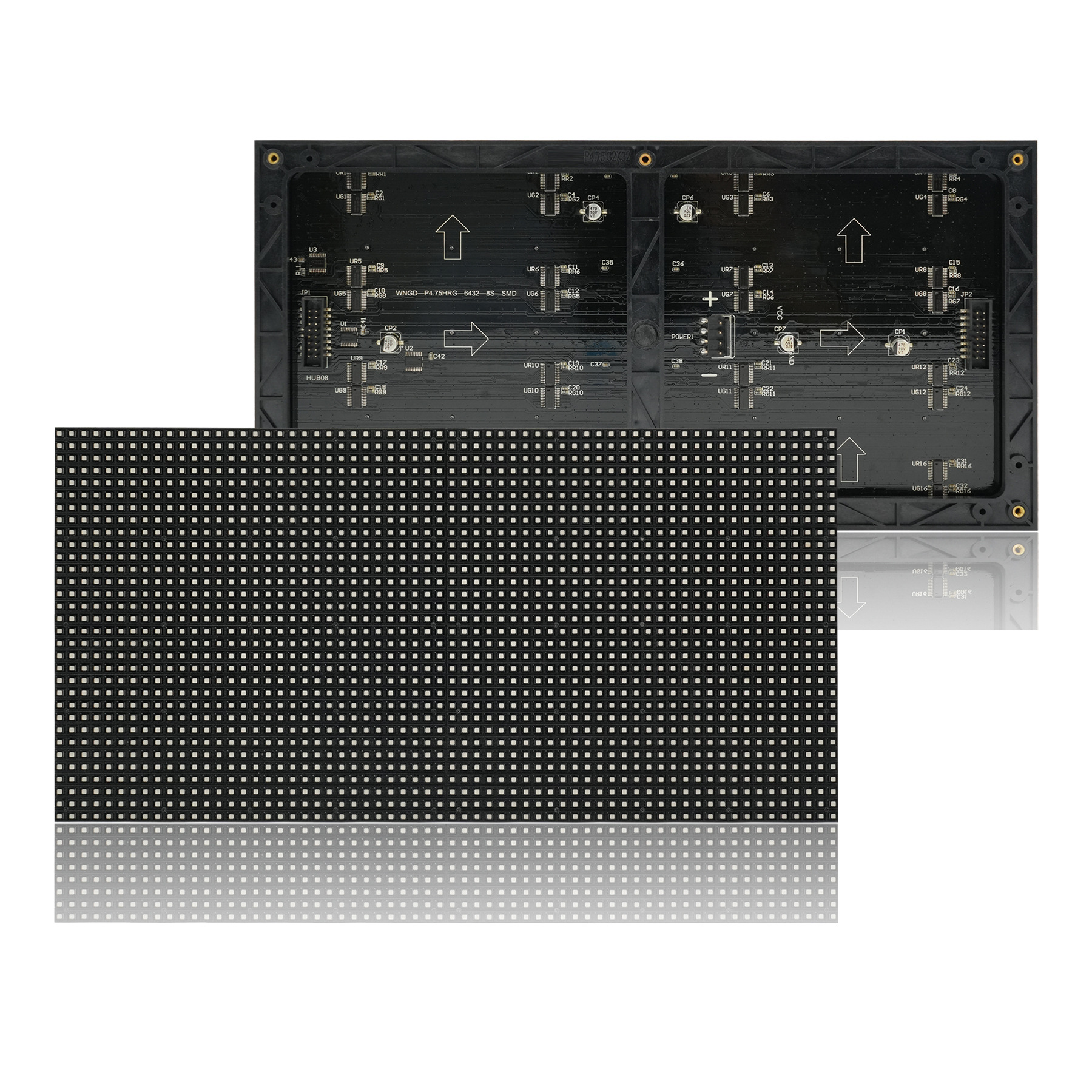 �������Ѷ���ʾ��ģ��P4.75��Ԫ�����˫ɫLED��