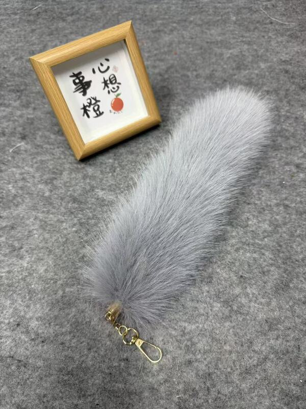 模造毛キツネのしっぽバッグペンダントスクールバッグしっぽ毛皮ペンダント毛皮cosアクセサリー車のキーホルダー|undefined