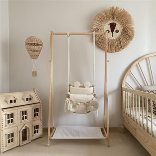 Ins Style Hanging Basket Rocking Chair South Korea Home Indoor Hanging Chair for Infants and Young Children Small Hanging Artifact for Children to Swing