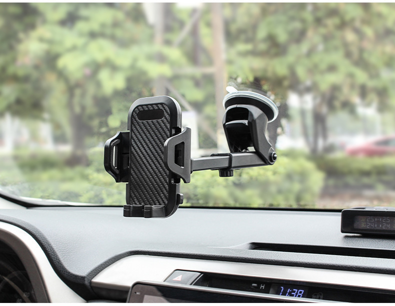 Car Mobile Phone Holder Car Navigation Suction Cup Universal Fixed Car Multi-Function Mobile Phone Holder at the Exit