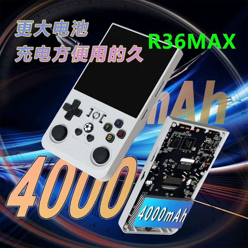 外国貿易現物R36MAXゲーム機オープンソース双システム4インチ大画面レトロなストリートマシンPSP携帯ゲーム機|undefined