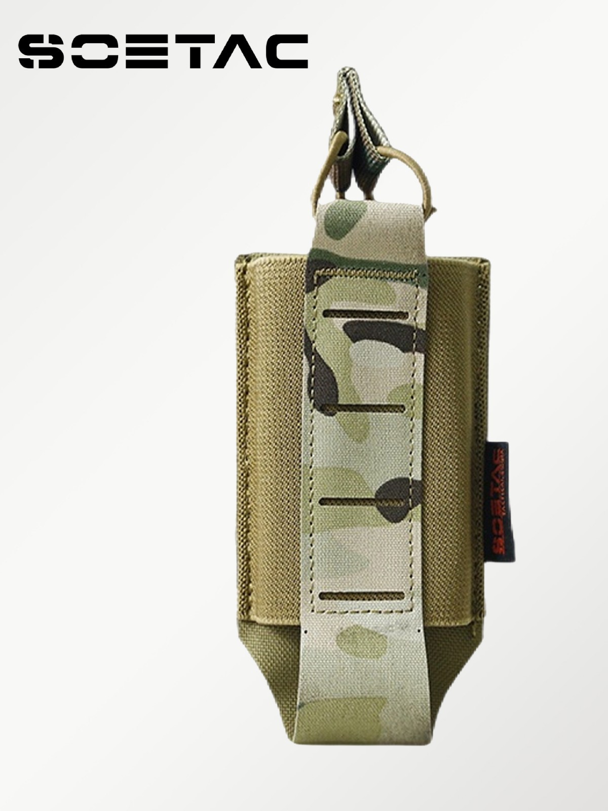 SOETAC-Genuino Tegris M4 bolso de cartucho único MOLLE camuflado paquete de accesorios de herramientas