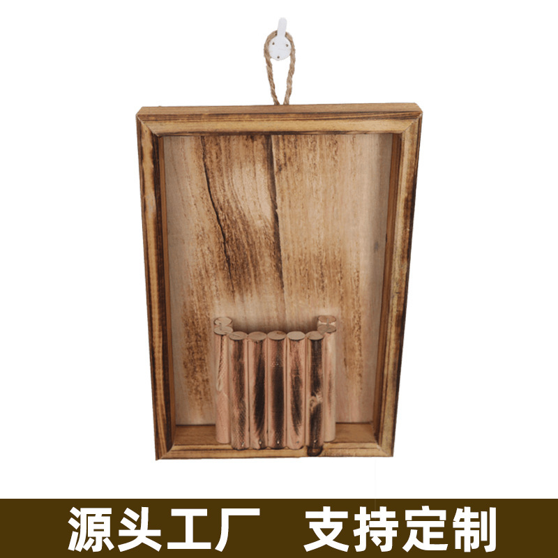 Photo Frame Wall Hanging Flower Pot Pendant Plant Wooden Crafts Cross-Border Modern Simple Photo Frame Wall Hanging Flower Pot Pendant Plant Wooden Crafts Cross-Border Modern Simple