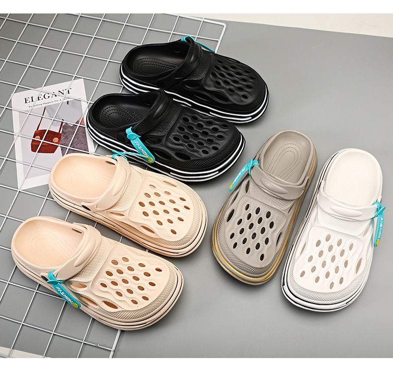 Ventilerande sommar strand sandaler för herr halkfria_voghion.com