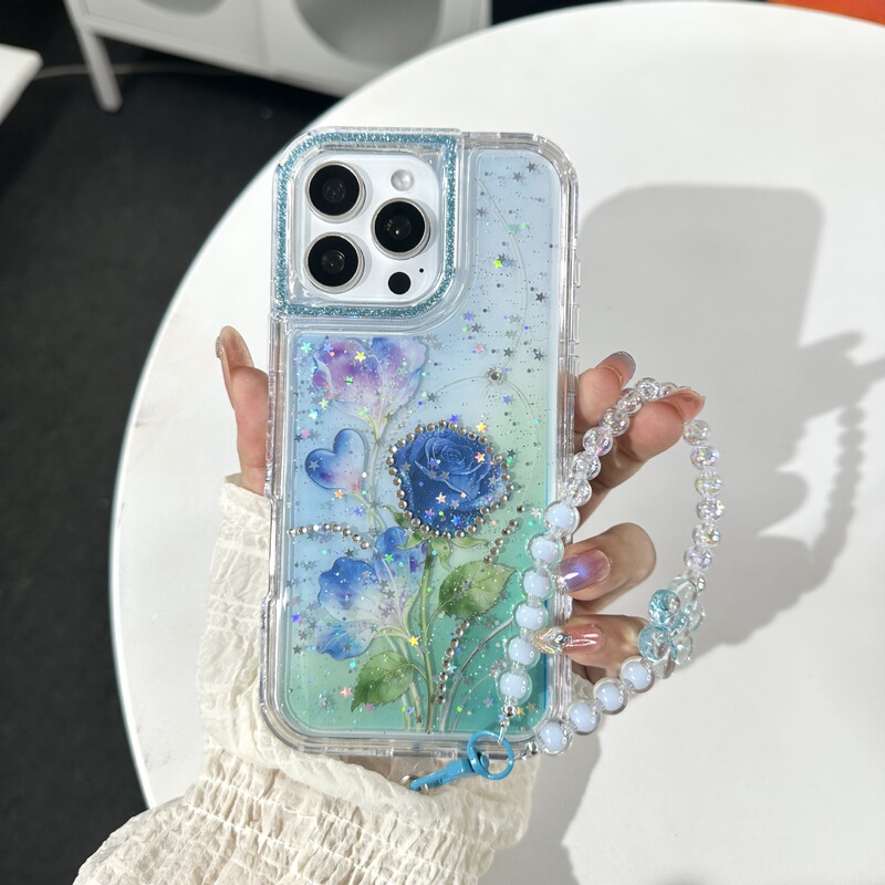 Amazon's Best-Selling Macaron-Colored Phone Case for Samsung S24/S25 Sama23 Glitter Resin