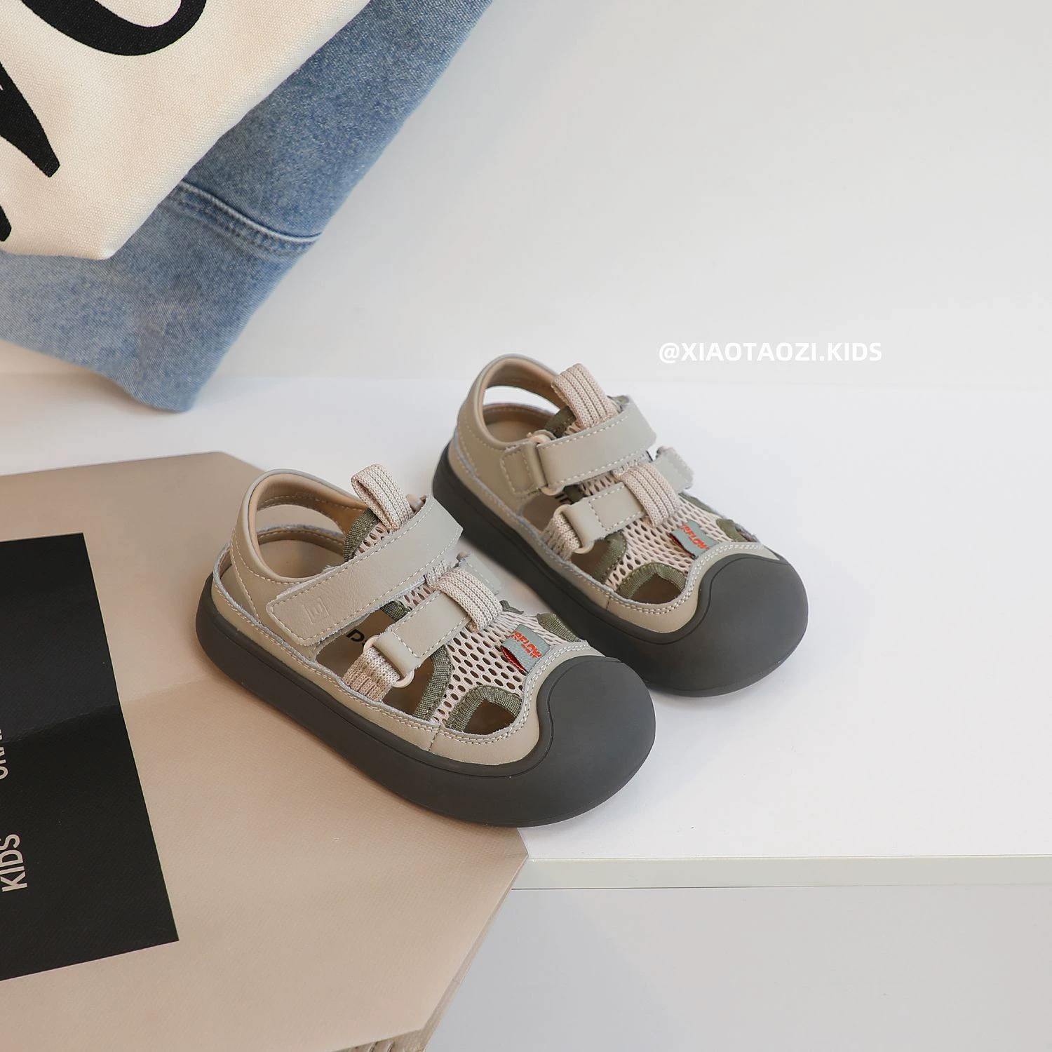 Детские дышащие спортивные sandals, мягкая подошва, корейский стиль, размеры 21–30