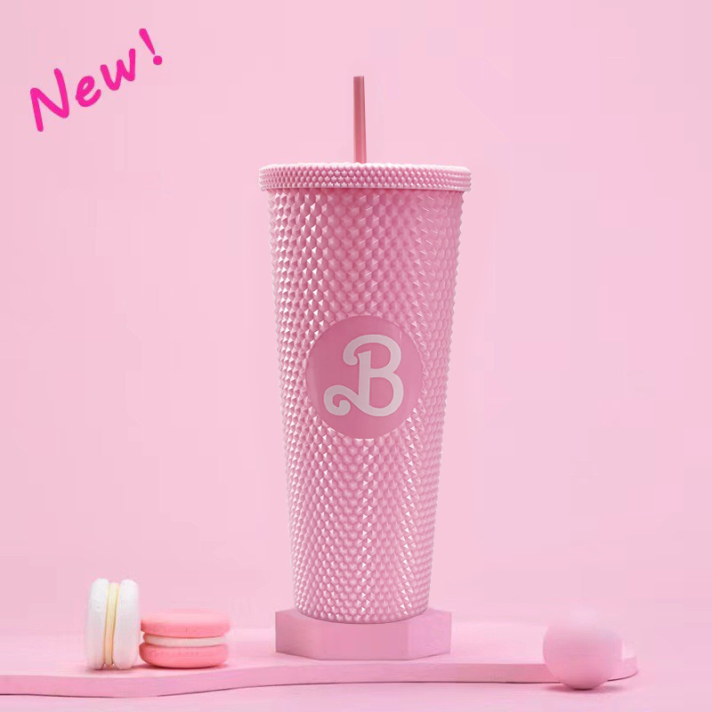 Vaso Plástico con Pajilla 3 Piezas