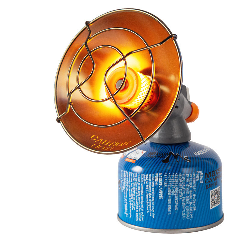 Invierno al aire libre camping calefacción artefacto mini portátil estufa de calefacción gas invierno camping pesca fuego pequeño sol