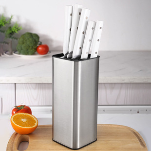 Creative stainless steel knife holder stainless steel knife holder storage rack kitchen supplies storage rack free to insert