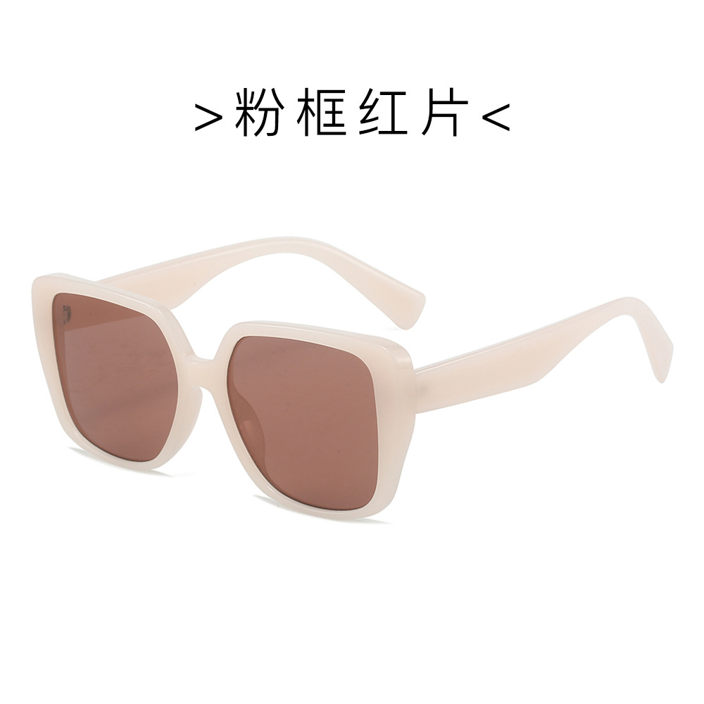 24 años de stock de fábrica, nuevas gafas de sol de montura grande de la serie miu, gafas de sol de todo fósforo de moda, hombres y mujeres, sombra al aire libre