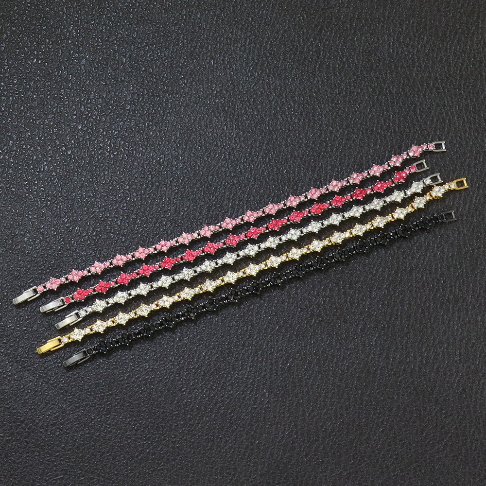 Men's Moissanite Tennis Bracelet In Titanium Steel For Men_voghion.com