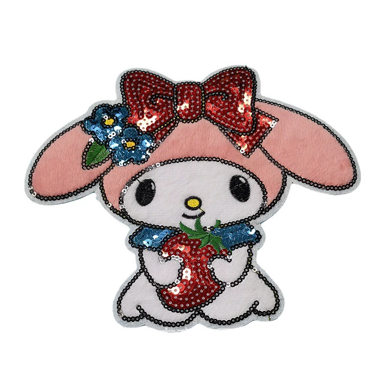 Саниpо мультфильм Югui пёс 쿠로미 Мерте Титу пёс Набор фраг Embroidery файл нашивка нашивка нити вышивки