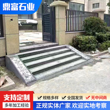 石板材生产厂家 芝麻灰火烧面大理石光面地铺石板材花岗岩火烧板