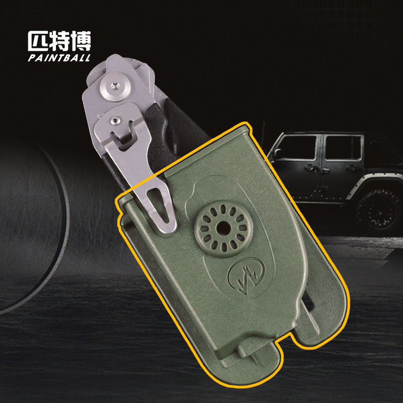 Táctica multi-funcional plegable tijeras K vaina de almacenamiento portátil al aire libre tijeras cubierta accesorios de juguete lezeman hombres