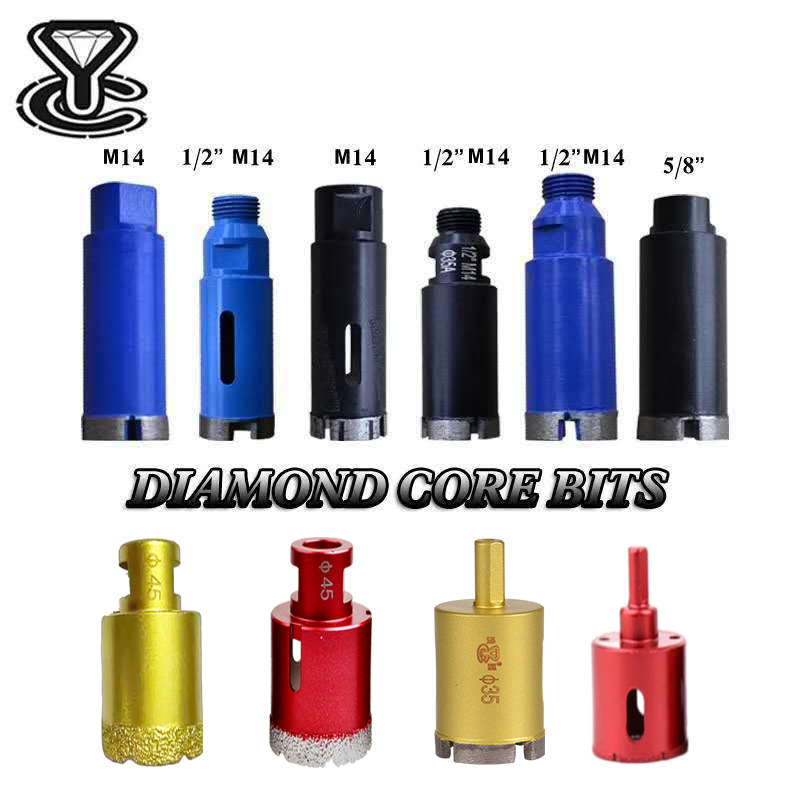 M14花岗岩石材瓷砖钻头大理石开孔器烧结角磨机金刚石钻头