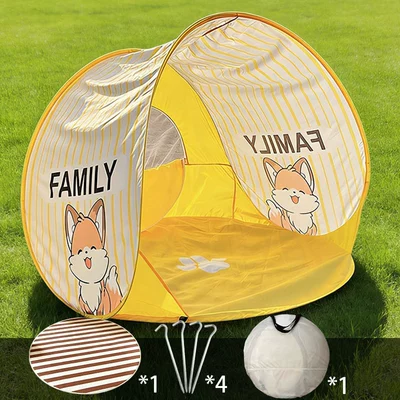 Foldable Picnic Tent, Avtomobil dam çadırları - orange-suit-1-3