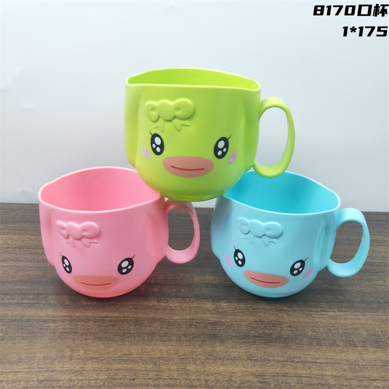 Vaso para Enjuague Bucal de Plástico para Baño y Dormitorio