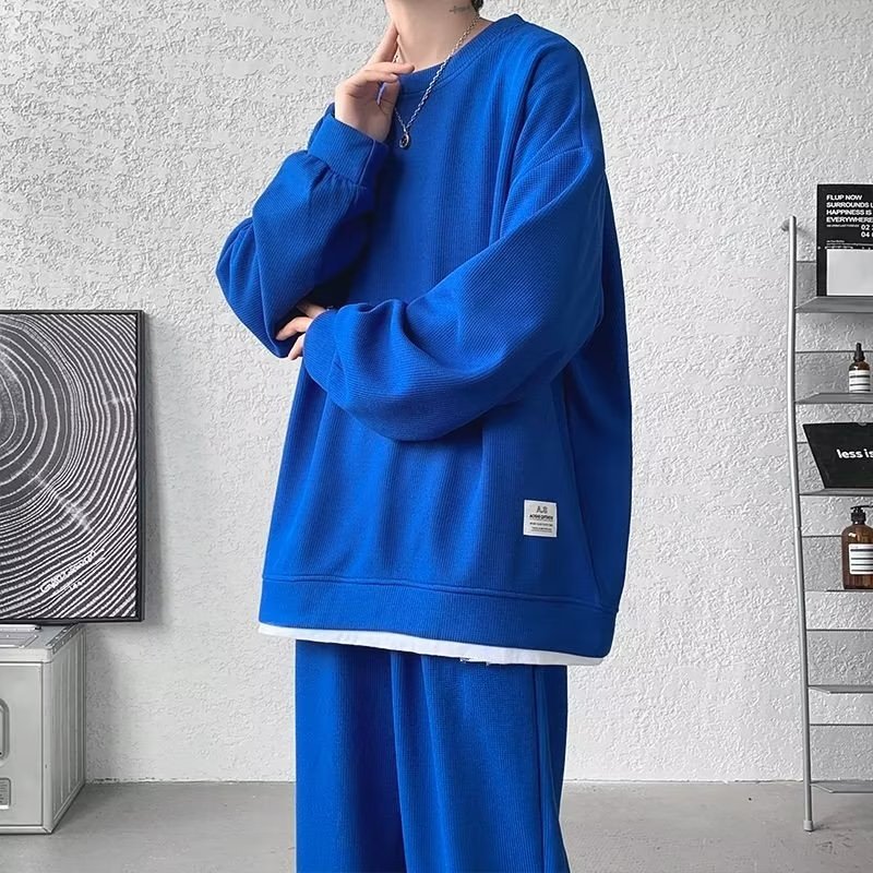 파란색