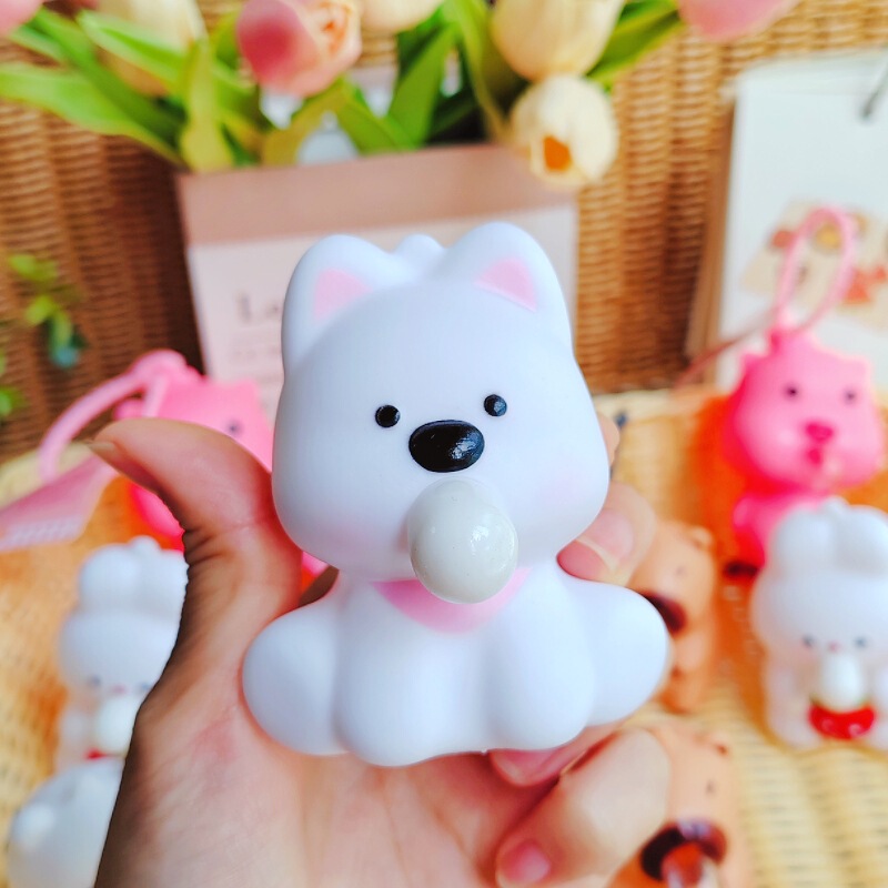 カピバラバブルピンチ減圧おもちゃかわいいルビーバブルペンダントキーホルダープッシュギフト|undefined