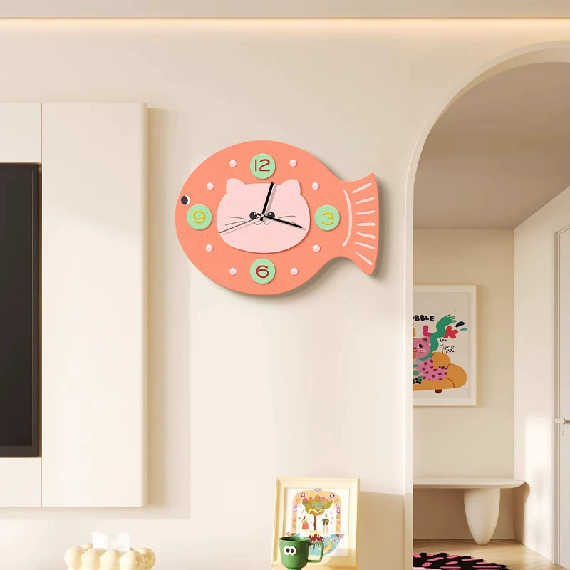 Cream wall watch for living room, creative sconce
