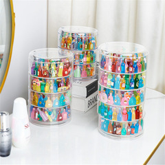 Mini Food Play Display Stand Small Bottle Shelf Transparent Lego Small Bottle Storage Box Transparent Acrylic Decorations