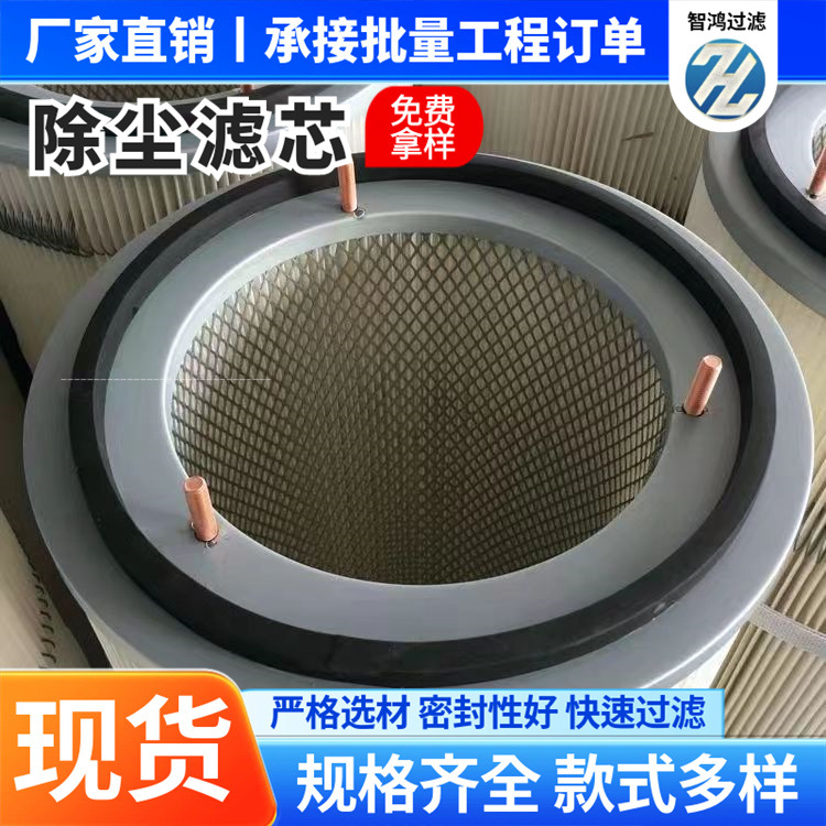 六螺杆螺柱阻燃覆膜除尘滤筒规格齐全加工供应快速发货过滤器滤芯