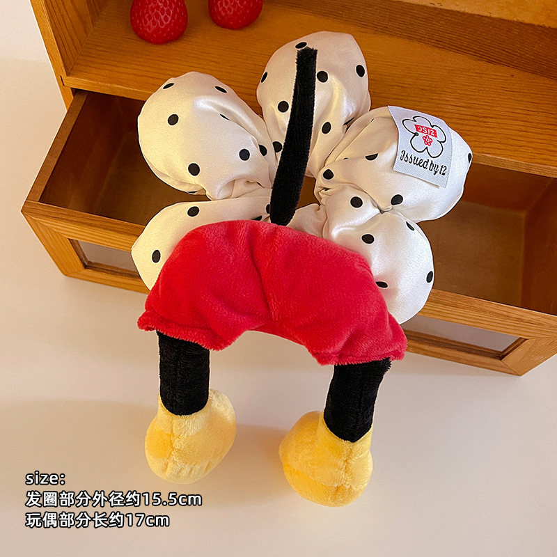 검은머리끈-미키머리끈