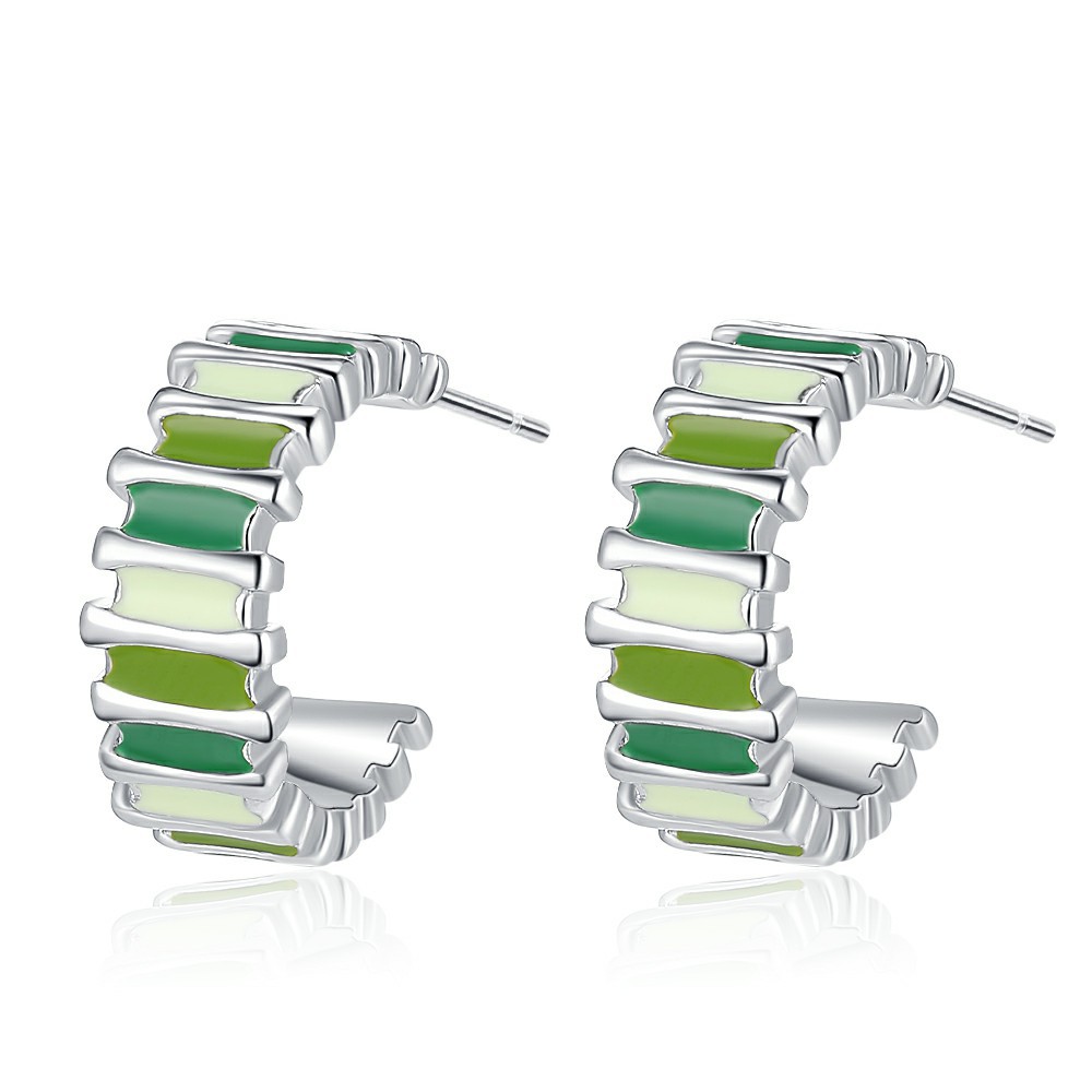 Geometric quality fashionable universal earrings
