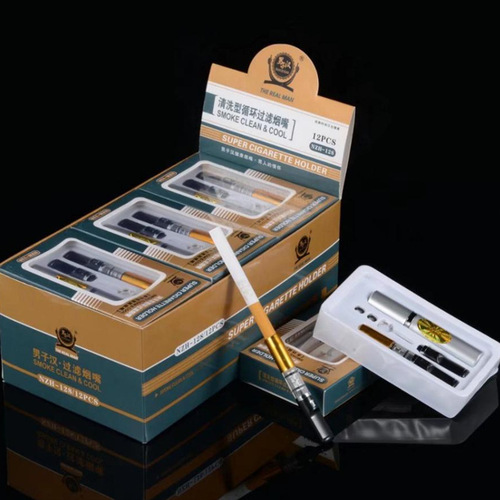 Manly 133 full range of cigarette holders, multi-functional push cigarette holders, cleaning type circulation filter cigarette holders, manufacturer wholesale