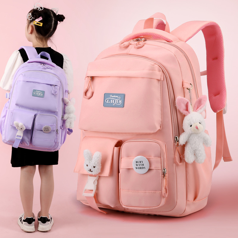 2022 peces naturales nueva mochila estudiante de escuela primaria 2-5 grado niña ligera generación de protección de la columna vertebral transfronteriza caliente