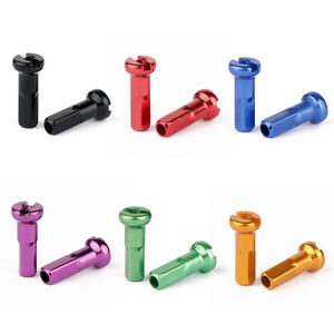 自転車 スポークキャップ 14mm 14g アルミ合金 カラー豊富 マウンテンバイク 