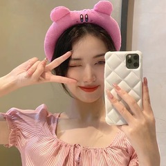 Pink Girl Heart Cartoon Star Kaby Cute Hairband, the Expert of Youthful Makeover, Pink Fatso Girl Face Washing Makeup Headband
