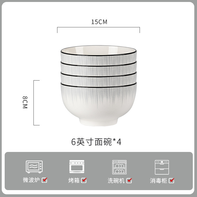 Conjunto de platos esmaltados coloridos cubiertos de cerámica Jingdezhen ligeros cubiertos de cerámica gris de lujo cubiertos de cerámica domésticos cubiertos de platos cubiertos palillos