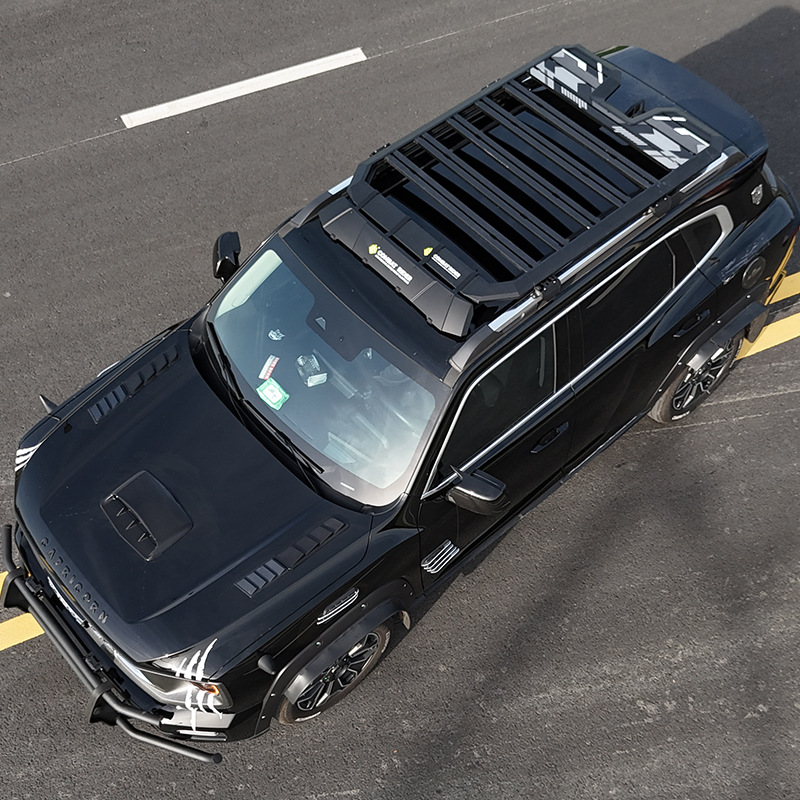 Suitable for the First-Generation Big Dog Outdoor Camping Vehicle Roof Expansion Explorer Roof Rack Canopy Side Tent Ladder