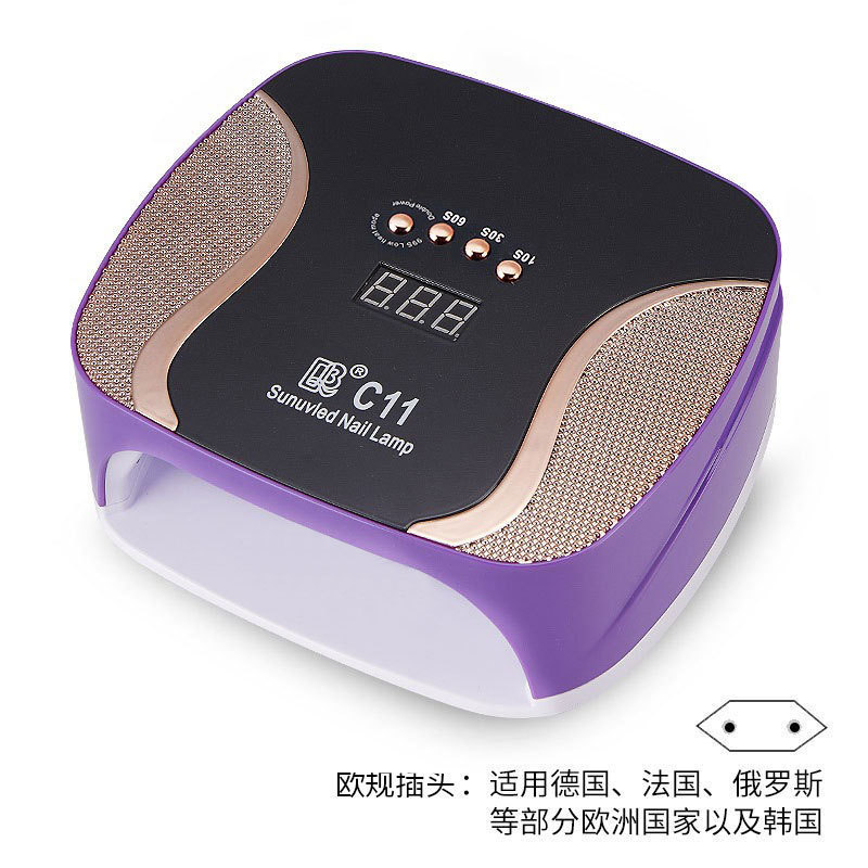 Lámpara de manicura de diamante 308W de alta potencia de manicura horneada UV luz de terapia de luz de velocidad de pegamento de manicura seco máquina de terapia de uñas transfronteriza