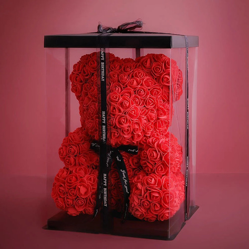 Preserved Flower Unicorn PE Foam Rose Bear for Girlfriend’s Birthday and 10,000 Christmas Gifts Wholesale
