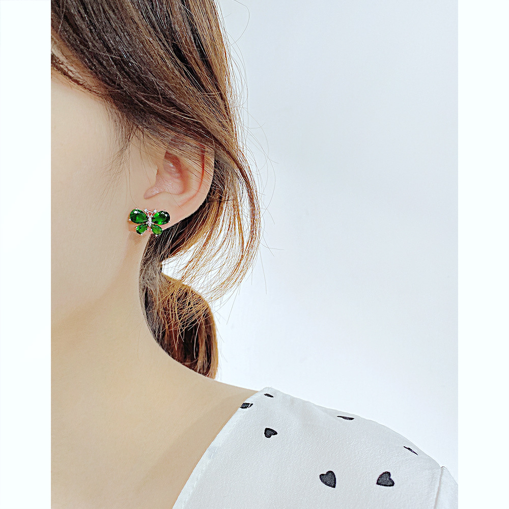 Sweet Butterfly Stainless Steel Plating Metal Earrings Necklace