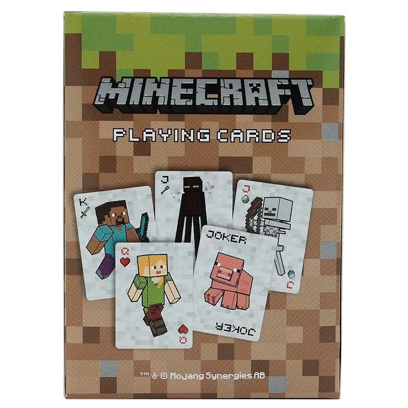 Minecraft игровой периферийные игральные карты детская настольная карточная игра покер праздничные карты игрушечные блоки
