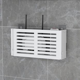 Wall-mounted wireless wifi storage box router wall-mounted shelter box set-top box rack Jie Qi