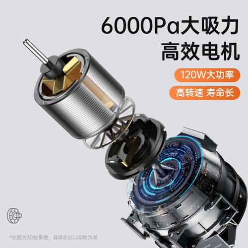 New wireless car vacuum cleaner wet and dry high power portable handheld car vacuum cleaner with light wholesale