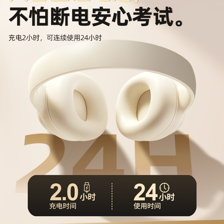 语梵英语四六级听力耳机四级大学生调频FM六级4级蓝牙考试头戴式|undefined