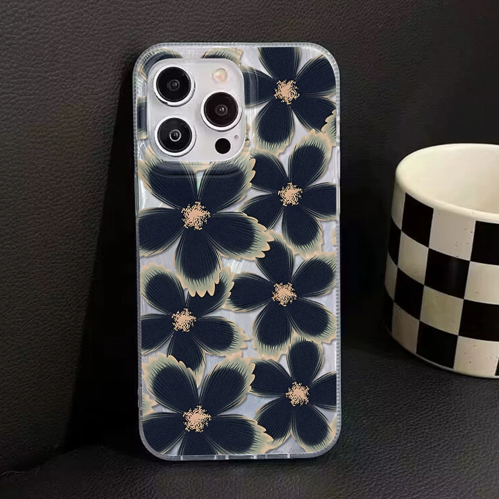 Apple, совместимый iPhone 14 чехол для телефона, iphone, 16promax, цветочный, 15