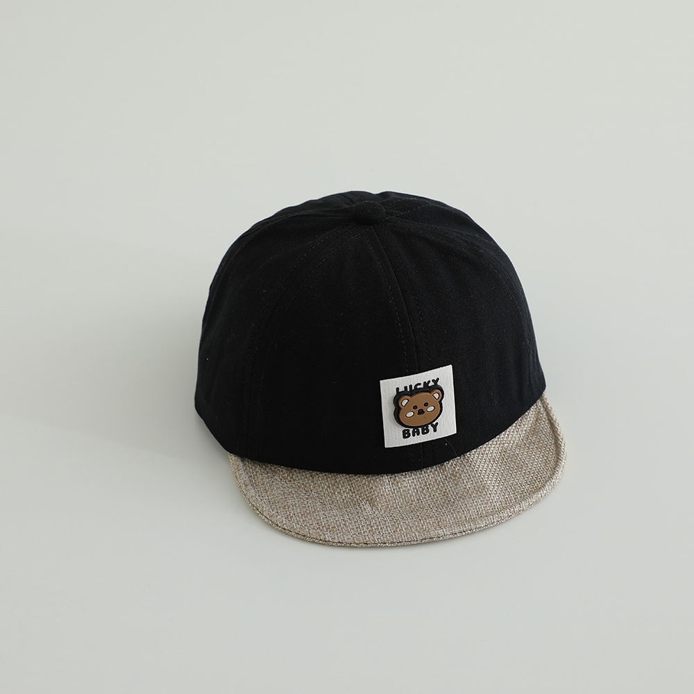 12-30 Sombreros para bebés de primavera y otoño delgados sombreros de pato para bebés sombreros de béisbol para niños sombreros de protección solar coreanos