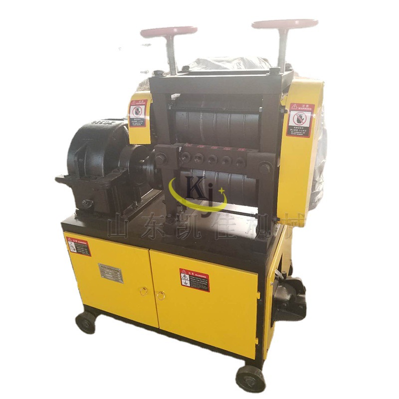 废旧钢筋矫直机废旧钢筋拉直机螺纹钢旧料较直机自动旧钢筋调直机