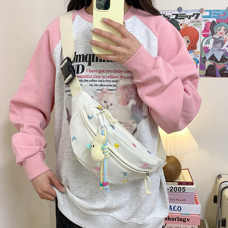 Cute Chest Bag Women's 2025 New Crossbody Bag Design Niche Shoulder Bag Sports Waist Bag Super Fire Bag Cute Chest Bag Women's 2025 New Crossbody Bag Design Niche Shoulder Bag Sports Waist Bag Super Fire Bag