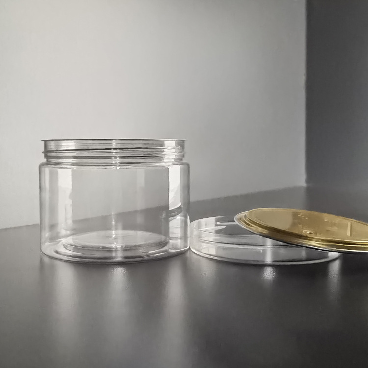 批发PET塑料易拉罐 塑料密封罐干果罐糖果罐食品瓶320ml易拉盖