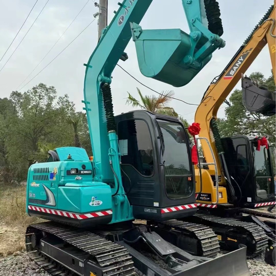 Exportación de comercio exterior de segunda mano Shengang 75 excavadoras 80 y 90 líneas especiales en el extranjero