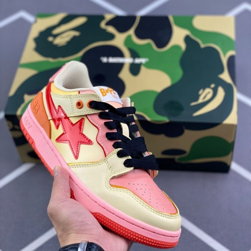 BAPESTA SK8 COURT DUNK zapatos vibe meteorito negro verde zapatos casuales de skate baja zapatos de hombre